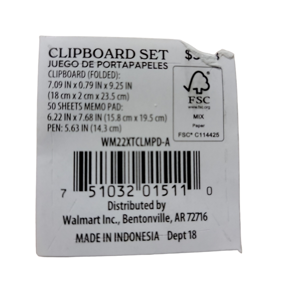 Clipboard set with note pad Bloom where you are planted. Plant graphic New! - Picture 5 of 7